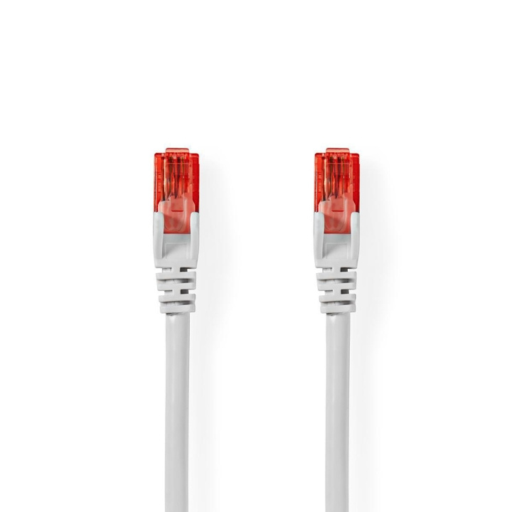CAT6 Cable | RJ45 Male | RJ45 Male | U/UTP | 1.00 m | Round | PVC | White | Envelope in the group COMPUTERS & PERIPHERALS / Computer cables / Network cables / Cat6 at TP E-commerce Nordic AB (C07595)