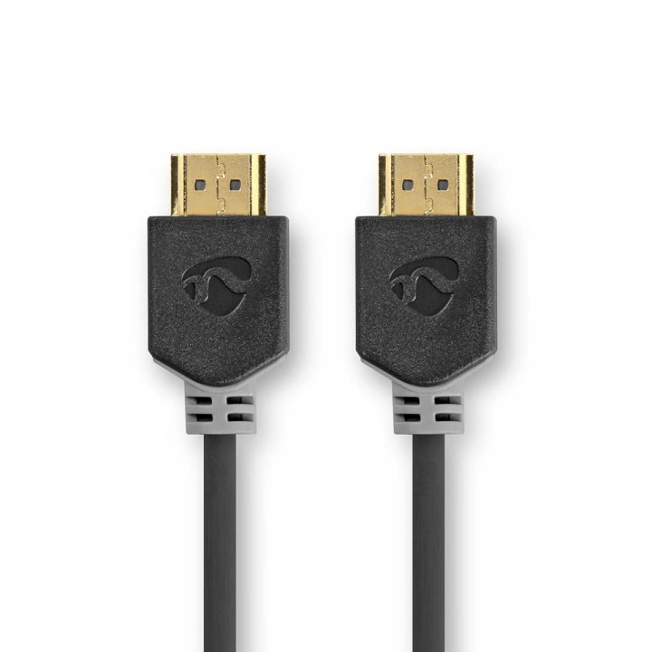 Nedis Ultra High Speed HDMI™ Cable | HDMI™ Connector | HDMI™ Connector | 8K@60Hz | 48 Gbps | 1.00 m | Round | 6.0 mm | Anthracite | Window Box in the group HOME ELECTRONICS / Cables & Adapters / HDMI / Cables at TP E-commerce Nordic AB (C07629)
