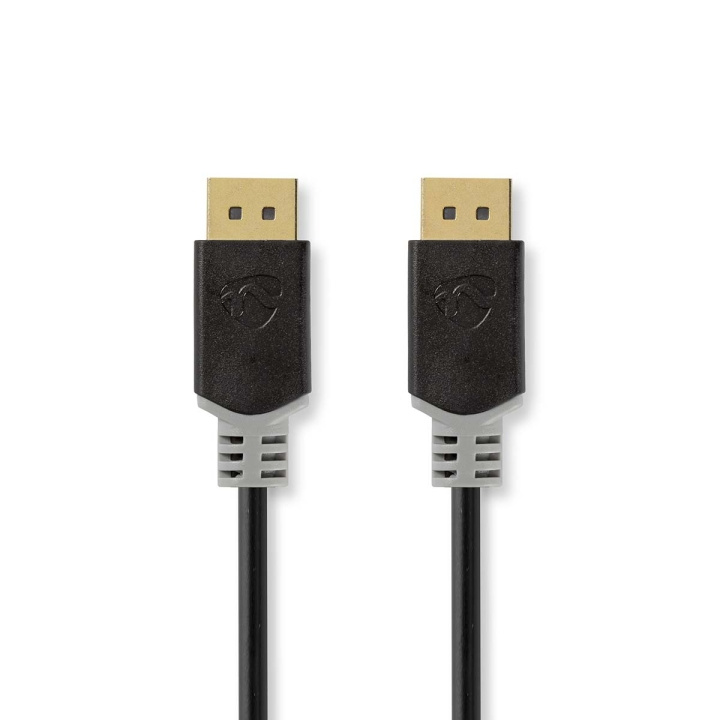 Nedis DisplayPort Cable | DisplayPort Male | DisplayPort Male | 8K@60Hz | Gold Plated | 2.00 m | Round | PVC | Anthracite | Box in the group COMPUTERS & PERIPHERALS / Computer cables / DisplayPort / Cables at TP E-commerce Nordic AB (C07709)