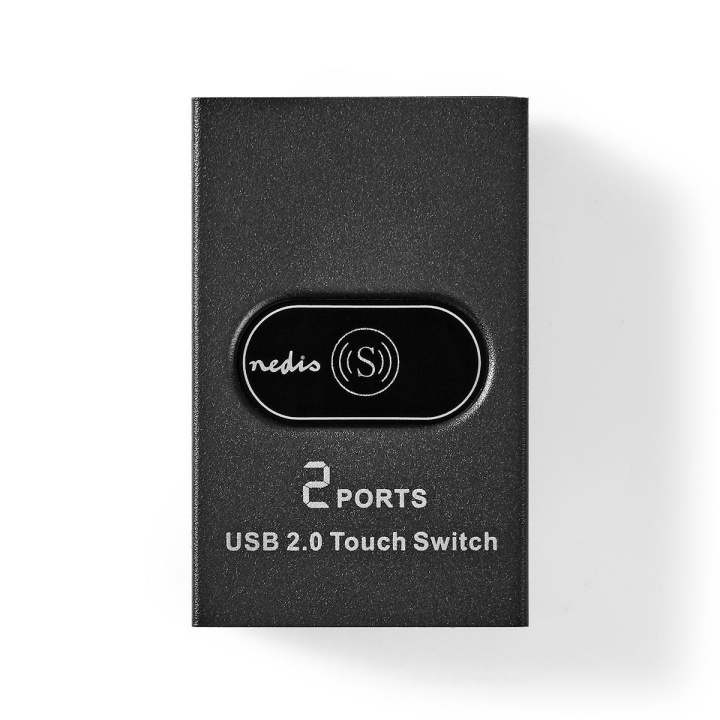 Nedis USB Switch | 2 port(s) | 1x USB A | 2x USB B Female | 480 Gbps | Metal | Black in the group COMPUTERS & PERIPHERALS / Computer accessories / USB-Hubs at TP E-commerce Nordic AB (C07714)