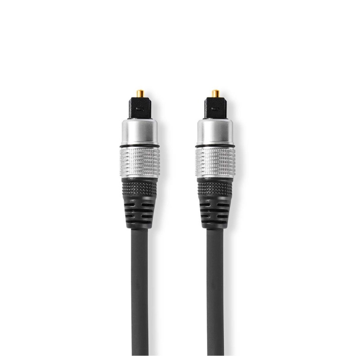 Nedis Optical Audio Cable | TosLink Male | TosLink Male | 1.50 m | Round | PVC | Anthracite | Box in the group HOME ELECTRONICS / Cables & Adapters / Audio analog / 3.5 mm at TP E-commerce Nordic AB (C07734)