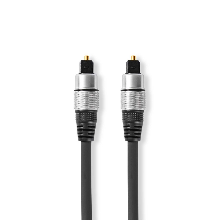 Nedis Optical Audio Cable | TosLink Male | TosLink Male | 2.50 m | Round | PVC | Anthracite | Box in the group HOME ELECTRONICS / Cables & Adapters / Audio analog / 3.5 mm at TP E-commerce Nordic AB (C07735)