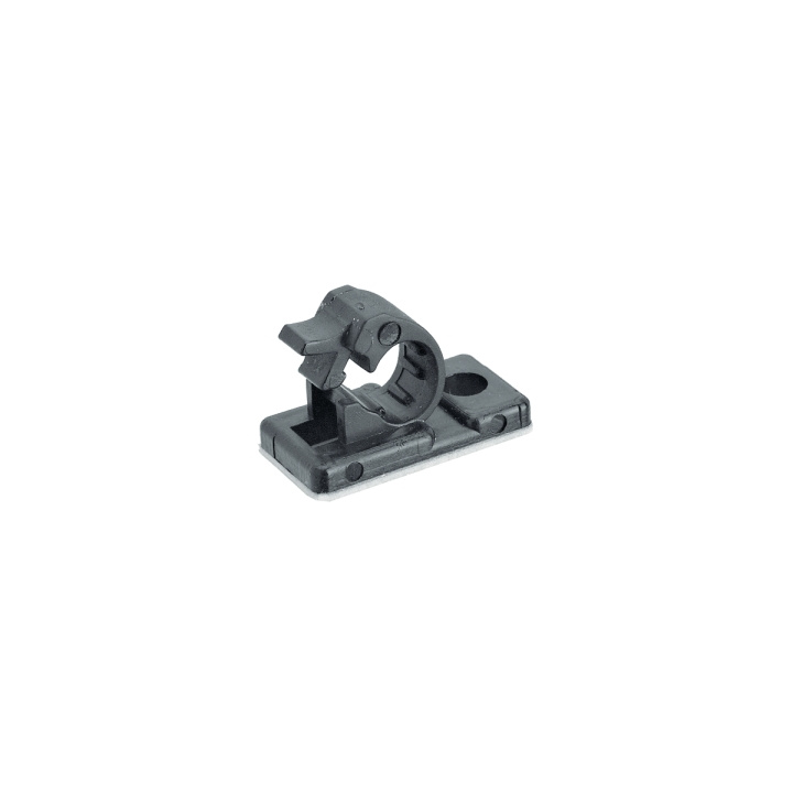 RND Cable Cable Clamp | 7.5 mm | Self Adhesive | Polyamide 6.6 | 100pcs in the group HOME ELECTRONICS / Cables & Adapters / Kable management at TP E-commerce Nordic AB (C07744)