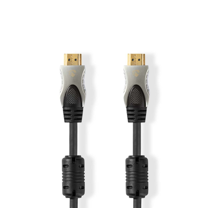 Nedis HDMI™ Cable | HDMI™ Connector | HDMI™ Connector | 8K@60Hz | Gold Plated | 2.00 m | Straight | PVC | Anthracite | Box in the group HOME ELECTRONICS / Cables & Adapters / HDMI / Cables at TP E-commerce Nordic AB (C07756)