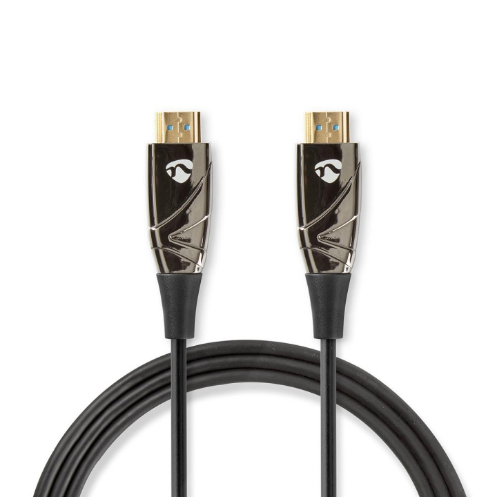 Nedis Active Optical High Speed HDMI™ Cable with Ethernet | HDMI™ Connector | HDMI™ Connector | 4K@60Hz | 18 Gbps | 10.0 m | Round | PVC | Black | Gift Box in the group HOME ELECTRONICS / Cables & Adapters / HDMI / Cables at TP E-commerce Nordic AB (C07772)