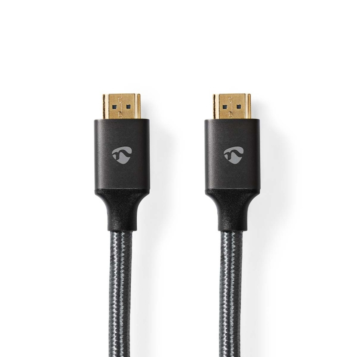 Nedis Ultra High Speed HDMI™ Cable | HDMI™ Connector | HDMI™ Connector | 8K@60Hz | 48 Gbps | 1.00 m | Round | 6.3 mm | Anthracite / Gun Metal Grey | Cover Window Box in the group HOME ELECTRONICS / Cables & Adapters / HDMI / Cables at TP E-commerce Nordic AB (C07812)