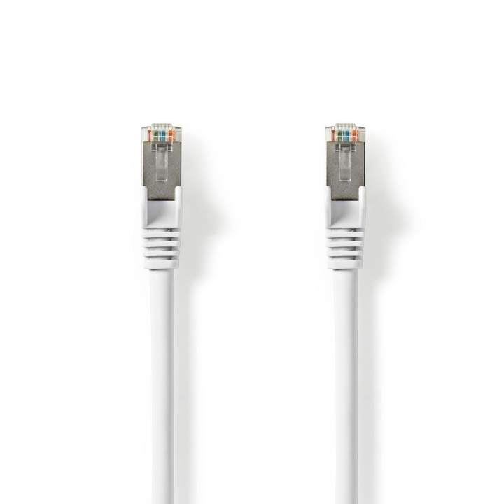 Nedis Cat 8.1 Cable | S/FTP | RJ45 Male | RJ45 Male | 1.00 m | Round | LSZH | White | Envelope in the group COMPUTERS & PERIPHERALS / Computer cables / Network cables / Cat8 at TP E-commerce Nordic AB (C07819)