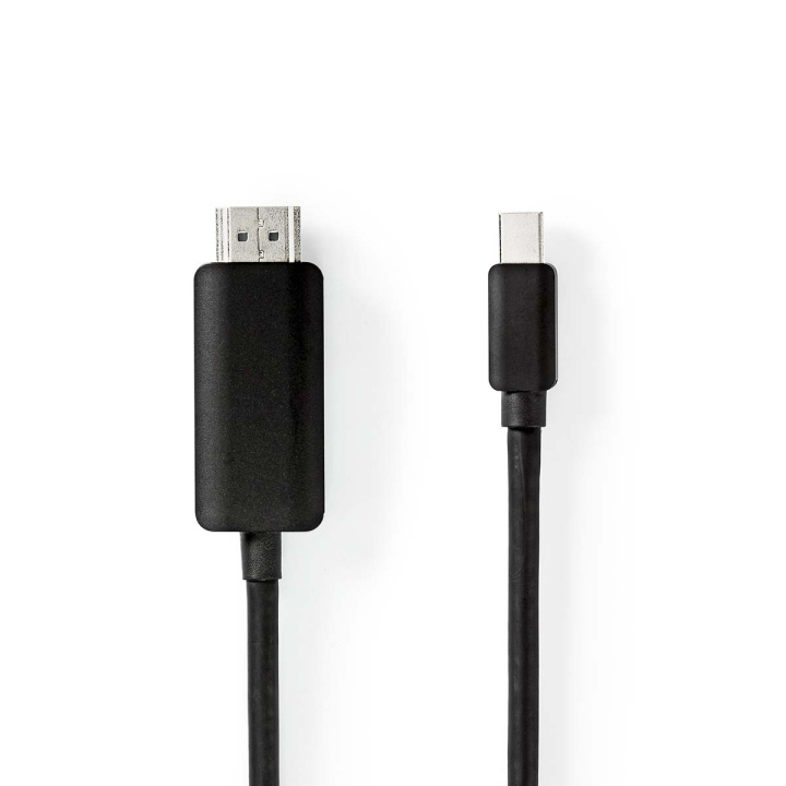 Nedis Mini DisplayPort Cable | DisplayPort 1.4 | Mini DisplayPort Male | HDMI™ Connector | 48 Gbps | Nickel Plated | 2.00 m | Round | PVC | Black | Blister in the group COMPUTERS & PERIPHERALS / Computer cables / DisplayPort / Cables at TP E-commerce Nordic AB (C07836)