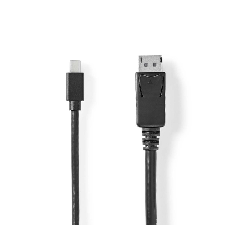 Nedis Mini DisplayPort Cable | DisplayPort 1.4 | Mini DisplayPort Male | DisplayPort Male | 48 Gbps | Nickel Plated | 2.00 m | Round | PVC | Black | Polybag in the group COMPUTERS & PERIPHERALS / Computer cables / DisplayPort / Cables at TP E-commerce Nordic AB (C07839)