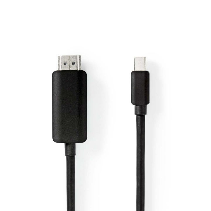 Nedis Mini DisplayPort Cable | DisplayPort 1.4 | Mini DisplayPort Male | HDMI™ Connector | 48 Gbps | Nickel Plated | 2.00 m | Round | PVC | Black | Envelope in the group COMPUTERS & PERIPHERALS / Computer cables / DisplayPort / Cables at TP E-commerce Nordic AB (C07841)