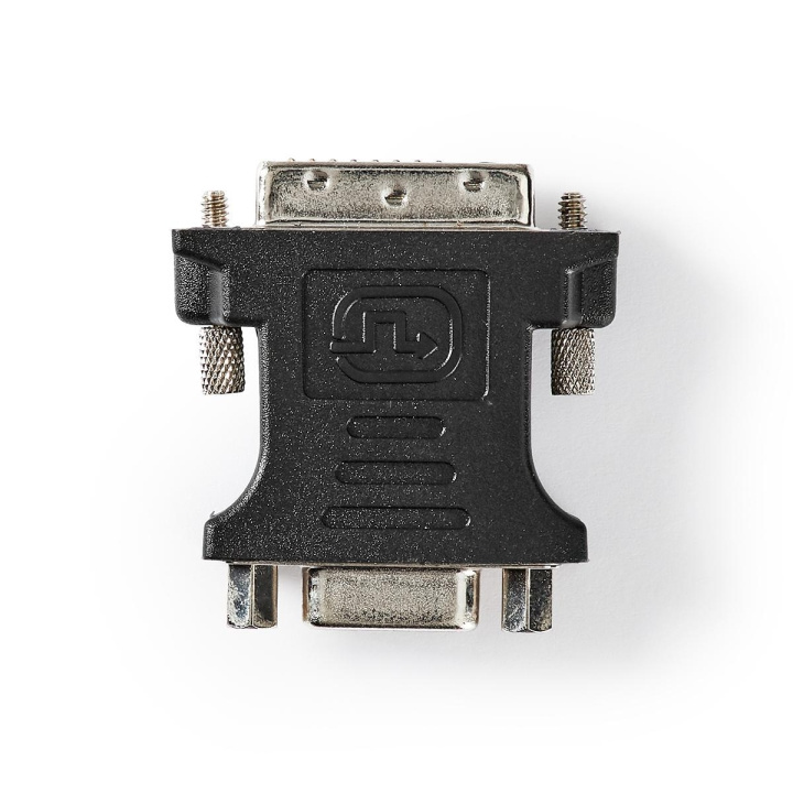 Nedis DVI Adapter | DVI-D 24+1-Pin Male | VGA Female | Nickel Plated | Straight | PVC | Black | Polybag in the group COMPUTERS & PERIPHERALS / Computer cables / DVI / Adapters at TP E-commerce Nordic AB (C07850)