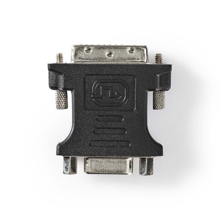 Nedis DVI Adapter | DVI-I 24+5-Pin Male | VGA Female | Nickel Plated | Straight | PVC | Black | Box in the group COMPUTERS & PERIPHERALS / Computer cables / DVI / Adapters at TP E-commerce Nordic AB (C07851)