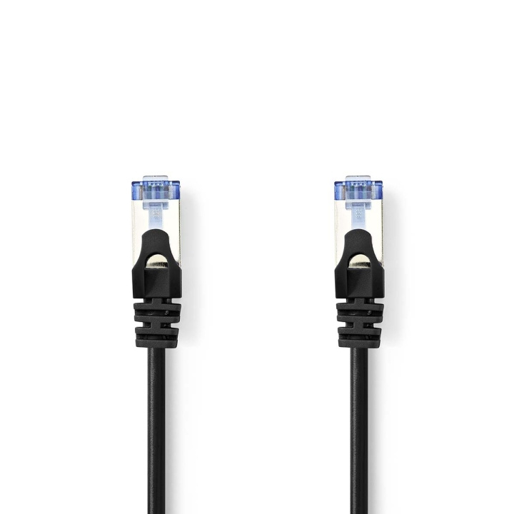 CAT6a Cable | S/FTP | RJ45 Male | RJ45 Male | 0.50 m | Round | LSZH | Black | Polybag in the group COMPUTERS & PERIPHERALS / Computer cables / Network cables / Cat6 at TP E-commerce Nordic AB (C07899)