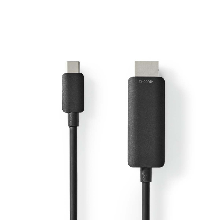 Nedis USB Adapter | USB 3.2 Gen 1 | USB-C™ Male | HDMI™ Connector | 2.00 m | Round | Nickel Plated | PVC | Black | Polybag in the group HOME ELECTRONICS / Cables & Adapters / HDMI / Adapters at TP E-commerce Nordic AB (C07961)