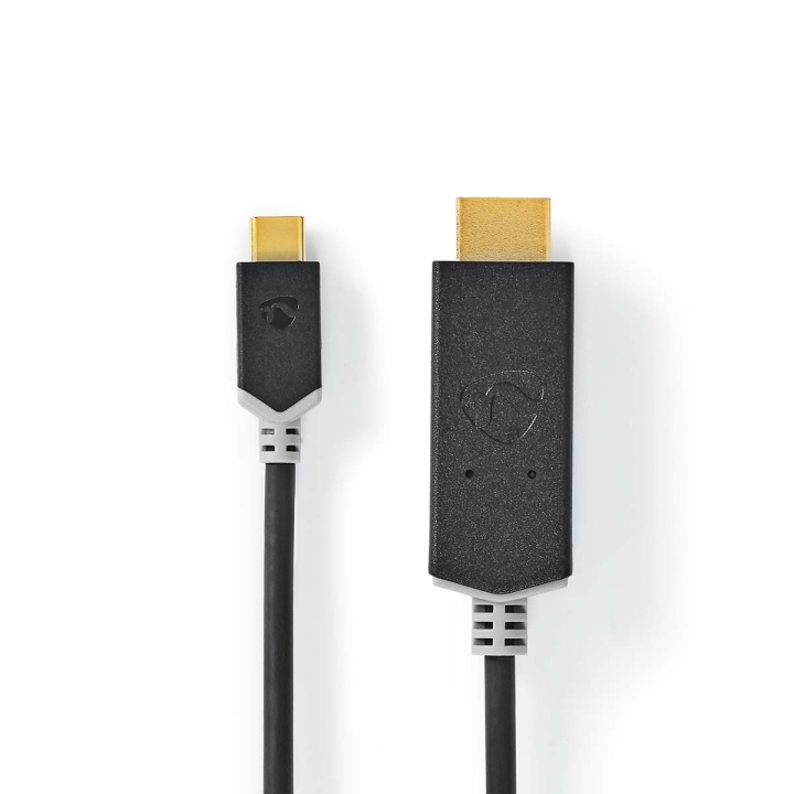 Nedis USB Adapter | USB 3.2 Gen 1 | USB-C™ Male | HDMI™ Connector | 1.00 m | Round | Gold Plated | PVC | Anthracite | Box in the group HOME ELECTRONICS / Cables & Adapters / HDMI / Adapters at TP E-commerce Nordic AB (C07962)