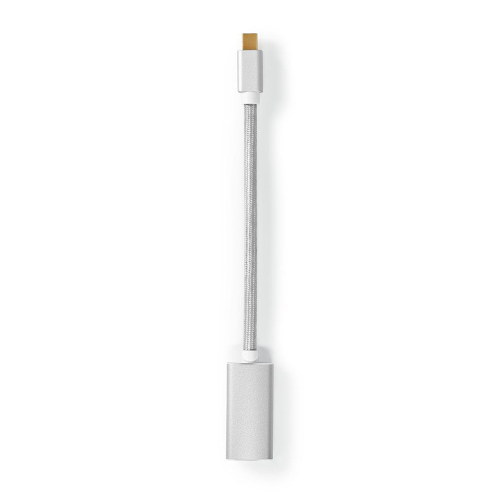 Nedis Mini DisplayPort Cable | DisplayPort 1.2 | Mini DisplayPort Male | HDMI™ Output | 21.6 Gbps | Gold Plated | 0.20 m | Round | Braided | Silver | Cover Window Box in the group COMPUTERS & PERIPHERALS / Computer cables / DisplayPort / Adapters at TP E-commerce Nordic AB (C07968)