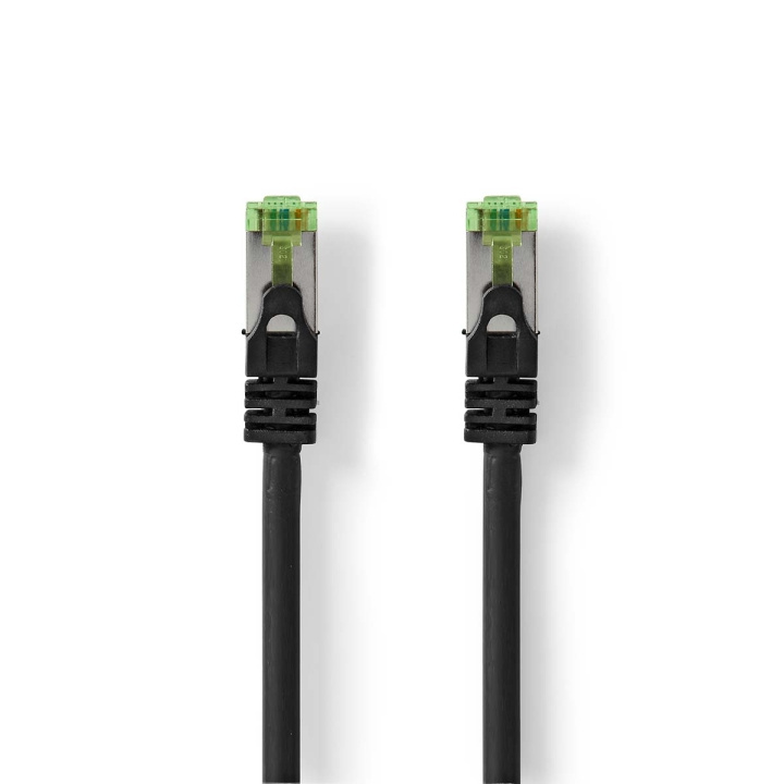 CAT7 Cable | S/FTP | RJ45 Male | RJ45 Male | 0.50 m | Round | LSZH | Black | Envelope in the group COMPUTERS & PERIPHERALS / Computer cables / Network cables / Cat7 at TP E-commerce Nordic AB (C08050)