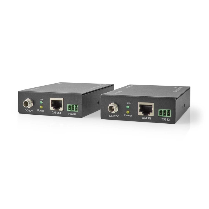 Nedis HDMI™ Extender | Over Cat6 | up to 60.0 m | 4K@60Hz | 18 Gbps | Metal | Anthracite in the group HOME ELECTRONICS / Cables & Adapters / HDMI / Adapters at TP E-commerce Nordic AB (C08070)