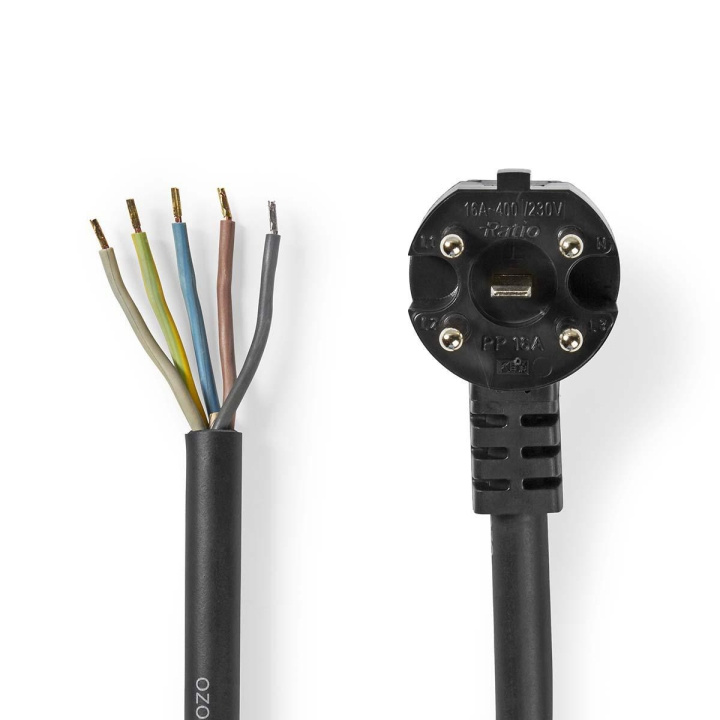 Nedis Oven Power Cord | Perilex | Open | 1.50 m | Black in the group HOME, HOUSEHOLD & GARDEN / Household appliances / Accessories for appliances at TP E-commerce Nordic AB (C08118)