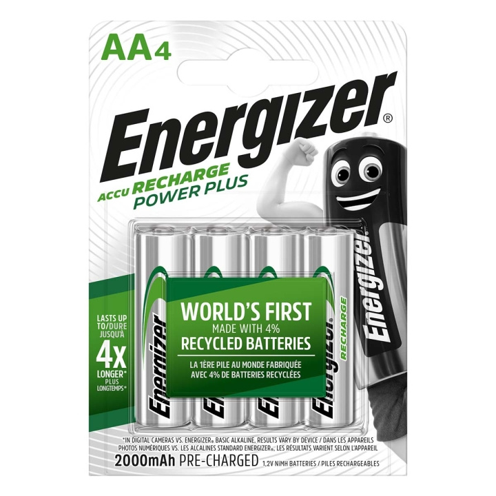 Energizer Rechargeable NiMH Battery AA | 1.2 V DC | 2000 mAh | 4-Blister in the group HOME ELECTRONICS / Batteries & Chargers / Rechargable batteries / AA at TP E-commerce Nordic AB (C08230)
