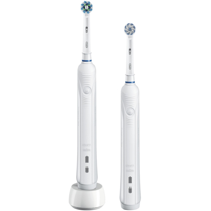 Oral B Eltandborste Pro 890 DUO White in the group BEAUTY & HEALTH / Oral care / Electric toothbrushes at TP E-commerce Nordic AB (C08564)
