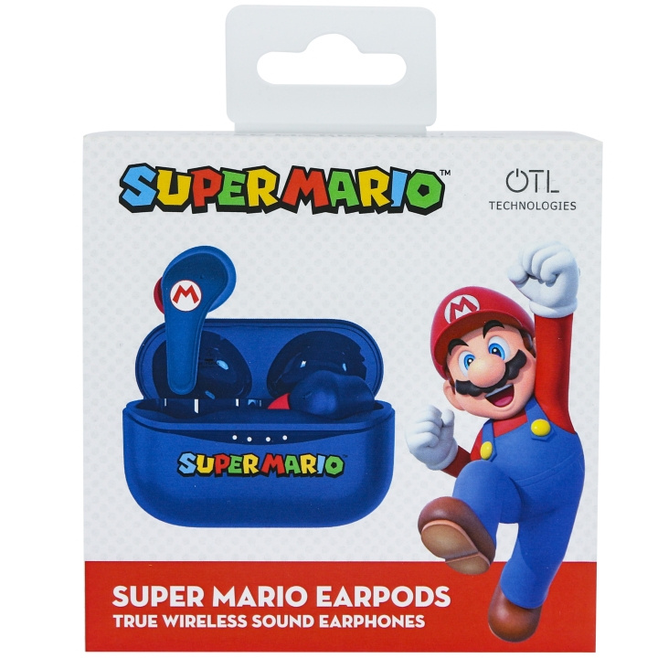 OTL Technologies Super Mario Icon TWS EarPods - in the group HOME ELECTRONICS / Audio & Picture / Headphones & Accessories / Headphones at TP E-commerce Nordic AB (C08587)