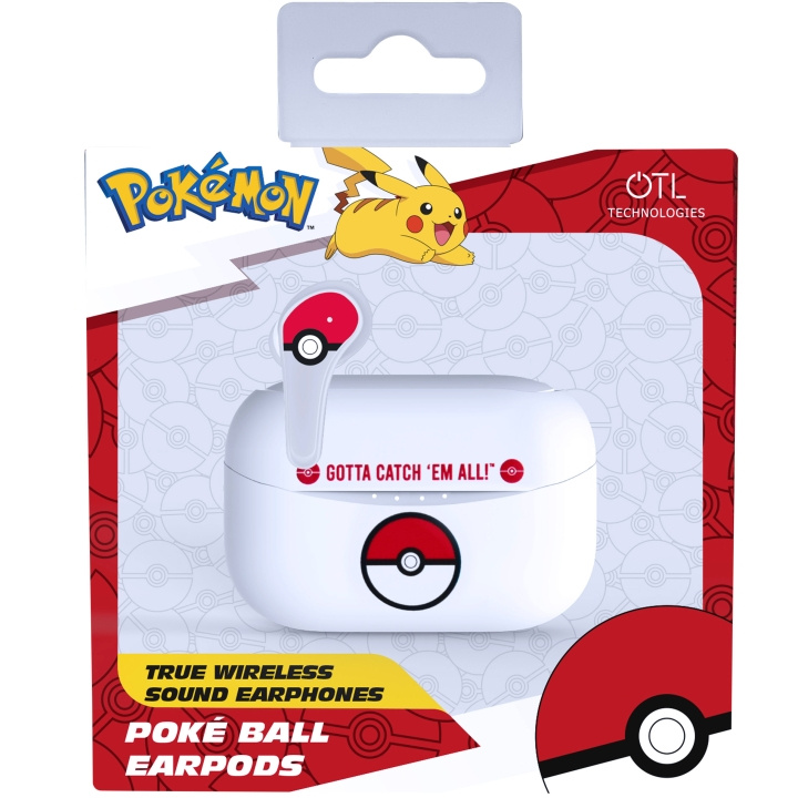 OTL Technologies Pokéball TWS EarPods in the group HOME ELECTRONICS / Audio & Picture / Headphones & Accessories / Headphones at TP E-commerce Nordic AB (C08588)
