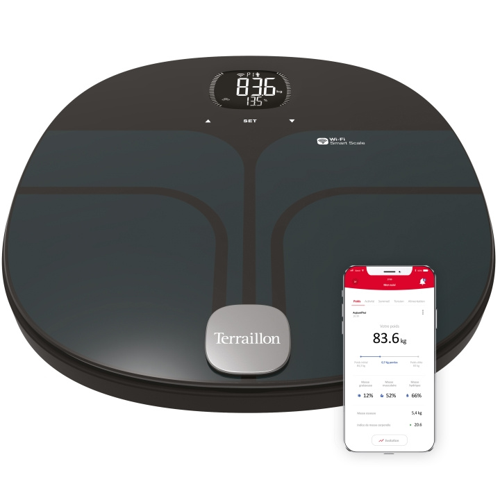 Terraillon Personvåg Master Coach Wifi in the group HOME, HOUSEHOLD & GARDEN / Bathroom / Bathroom scale at TP E-commerce Nordic AB (C08655)