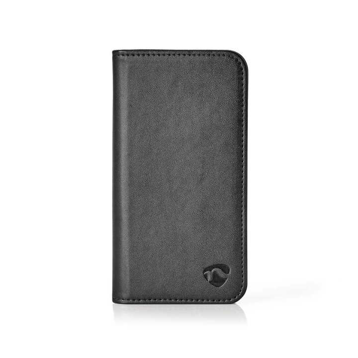 Wallet Book | Used for: Nokia | Nokia 6.1 / 6 (2018) | Suitable for 1 Card | Black | PU / TPU | Adjustable modes in the group SMARTPHONE & TABLETS / Phone cases / Nokia/Microsoft at TP E-commerce Nordic AB (C08913)