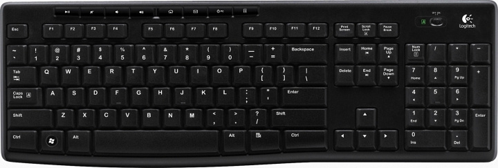 Logitech K270, trådlöst tangentbord, USB Nano-mottagare, nordisk, sv in the group COMPUTERS & PERIPHERALS / Mice & Keyboards / Keyboards / Wireless at TP E-commerce Nordic AB (C09056)
