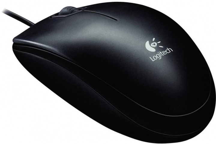 Logitech B100 optical USB mouse, 800 dpi, 180 cm cable, black in the group COMPUTERS & PERIPHERALS / Mice & Keyboards / Mice / Corded at TP E-commerce Nordic AB (C09063)