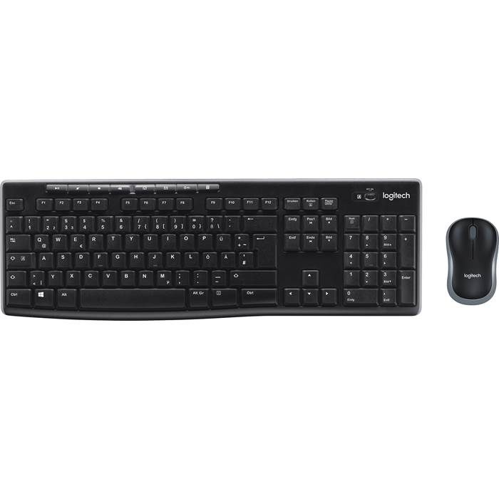 Logitech MK270 wireless Combo KB and mouse Nordic black in the group COMPUTERS & PERIPHERALS / Mice & Keyboards / Keyboards / Combo packs at TP E-commerce Nordic AB (C09069)