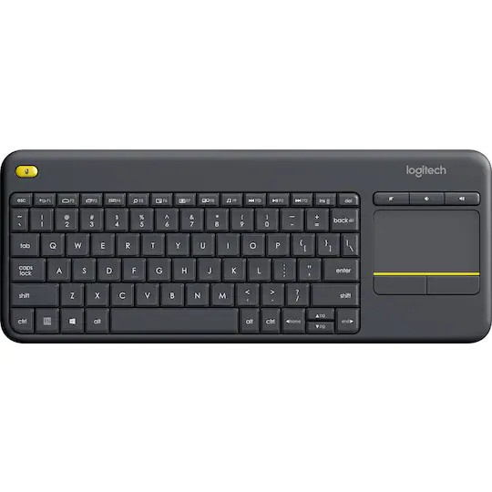 Logitech K400 wireless keyboard black in the group COMPUTERS & PERIPHERALS / Mice & Keyboards / Keyboards / Wireless at TP E-commerce Nordic AB (C09072)