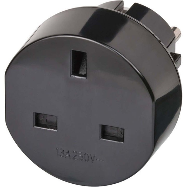 brennenstuhl Travel Adapter GB-to-Europe Earthed in the group HOME, HOUSEHOLD & GARDEN / Electricity & Lighting / Travel adapters at TP E-commerce Nordic AB (C09187)