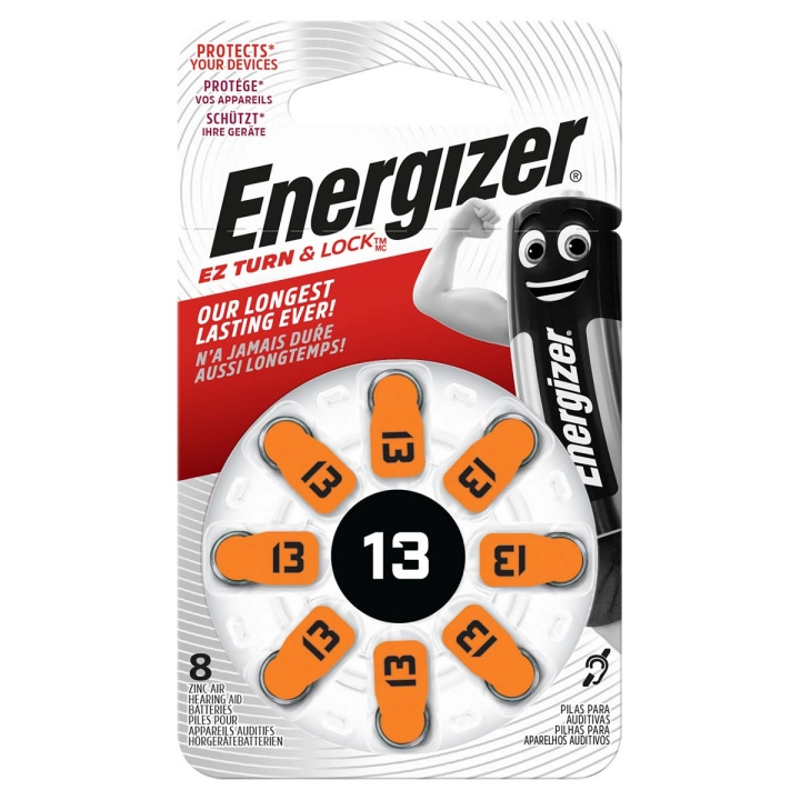 Energizer Zinc-Air Battery PR48 | 1.4 V DC | 258 mAh | 8-Blister | Hearing Aid | Silver in the group HOME ELECTRONICS / Batteries & Chargers / Batteries / Hearing aid batteries at TP E-commerce Nordic AB (C09196)