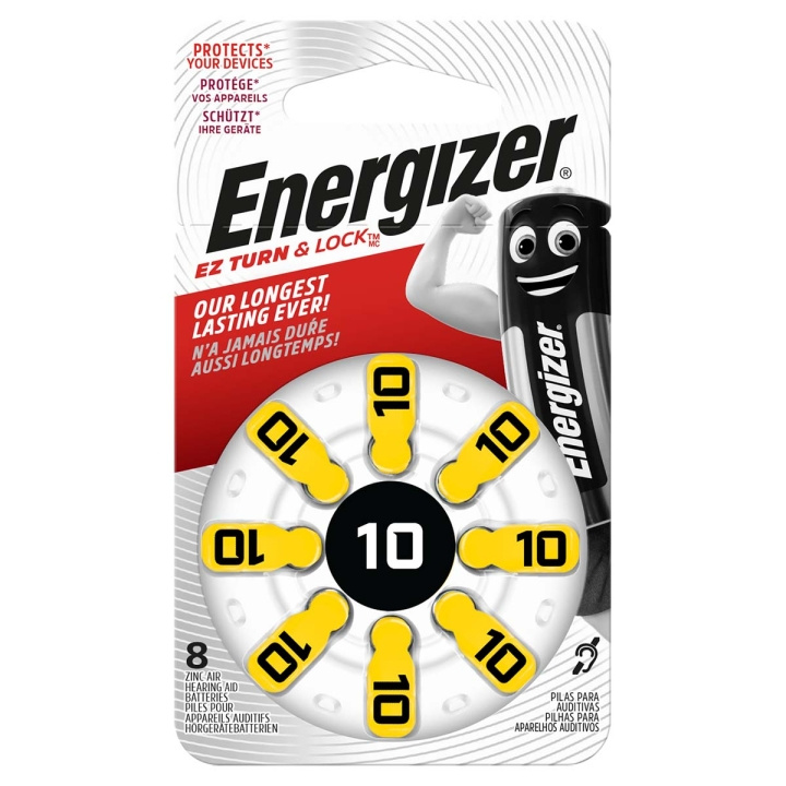 Energizer Zinc-Air Battery PR70 | 1.4 V DC | 92 mAh | Number of batteries: 8 pcs | Hearing Aid | Silver in the group HOME ELECTRONICS / Batteries & Chargers / Batteries / Hearing aid batteries at TP E-commerce Nordic AB (C09197)