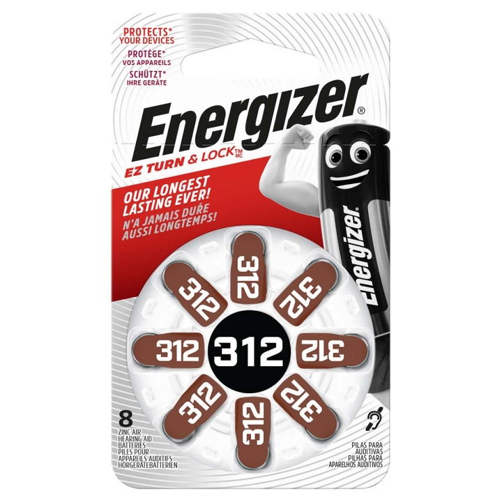 Energizer Zinc-Air Battery PR41 | 1.4 V DC | 184 mAh | 8-Blister | Hearing Aid | Silver in the group HOME ELECTRONICS / Batteries & Chargers / Batteries / Hearing aid batteries at TP E-commerce Nordic AB (C09198)
