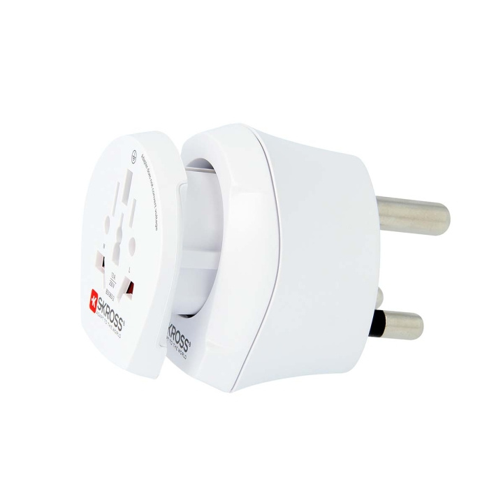 SKross | Travel Adapter | Combo - World-to-South Africa Earthed in the group HOME, HOUSEHOLD & GARDEN / Electricity & Lighting / Travel adapters at TP E-commerce Nordic AB (C09200)