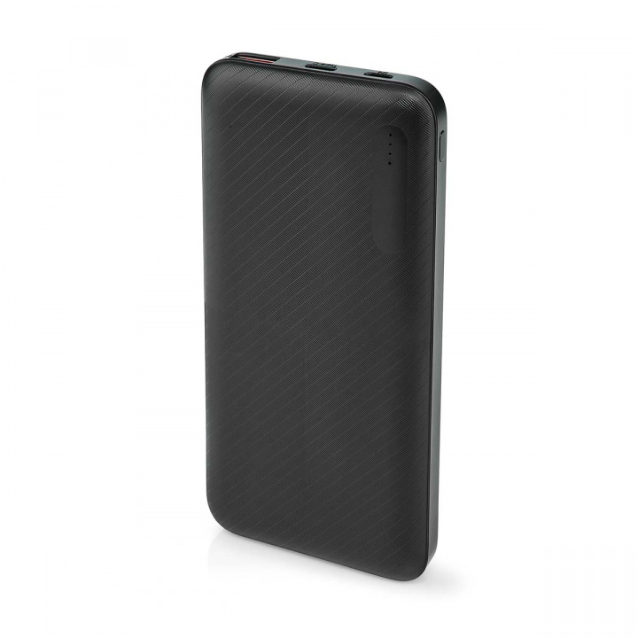 Nedis Powerbank | 10000 mAh | 1.5 / 2.0 / 3.0 A | Device power output connection(s): 1x USB-A / 1x USB-C™ | Device power input connection(s): Micro USB / 1x USB-C™ | Lithium-Polymer in the group SMARTPHONE & TABLETS / Chargers & Cables / Powerbanks at TP E-commerce Nordic AB (C09208)