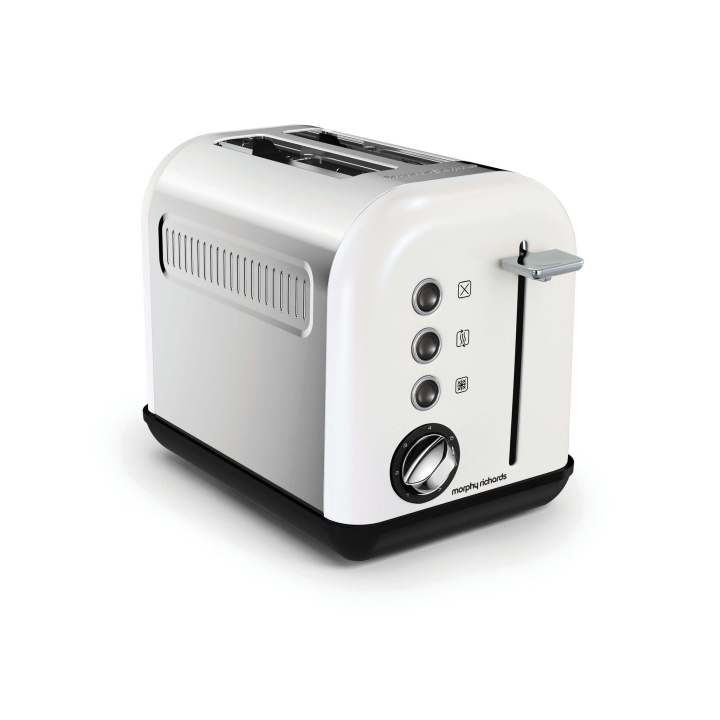 MORPHY RICHARDS Toaster Accent White 2-Slice in the group HOME, HOUSEHOLD & GARDEN / Household appliances / Toasters & Bread grills / Toasters at TP E-commerce Nordic AB (C09240)
