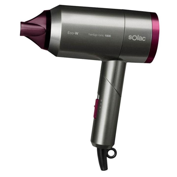 SOLAC Hair Dryer Foldable Hair&Go Ionic 1800 in the group BEAUTY & HEALTH / Hair & Styling / Styling Tools / Hair dryer at TP E-commerce Nordic AB (C09250)