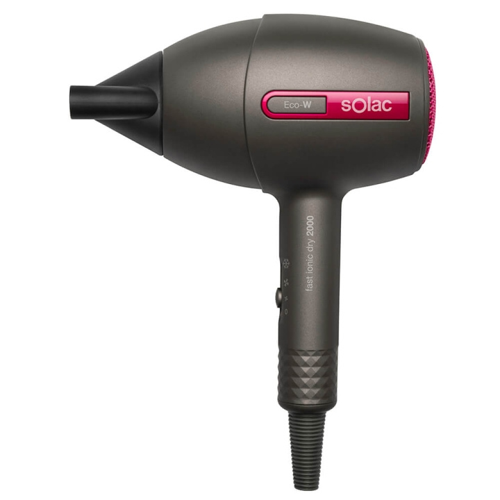 Solac Powerful 2000 ECO-W Compact Hair Dryer in the group BEAUTY & HEALTH / Hair & Styling / Styling Tools / Hair dryer at TP E-commerce Nordic AB (C09251)