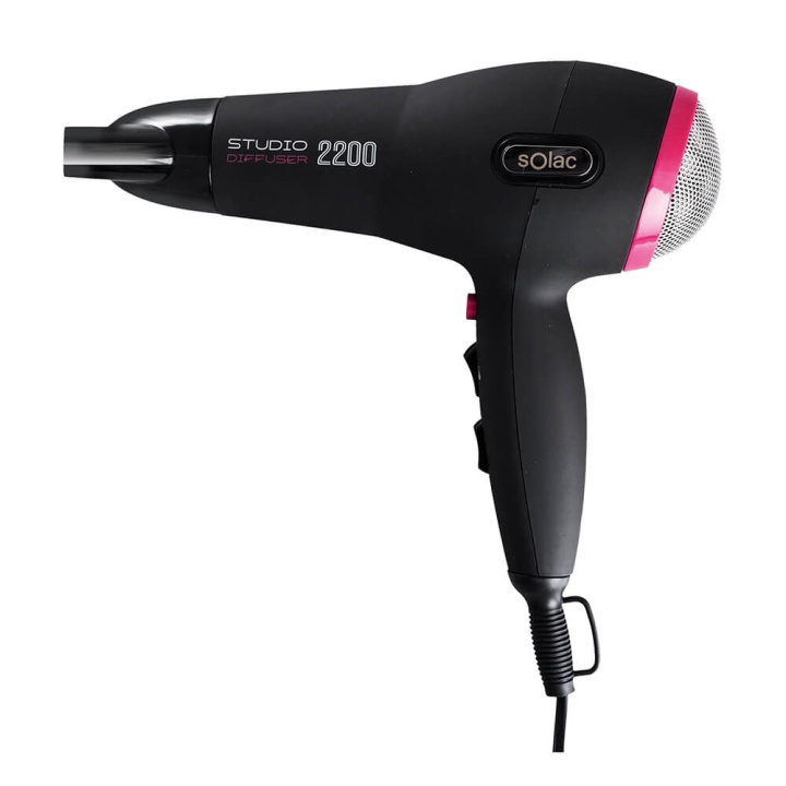 Solac Studio Diffuser 2200 Hair dryer in the group BEAUTY & HEALTH / Hair & Styling / Styling Tools / Hair dryer at TP E-commerce Nordic AB (C09253)