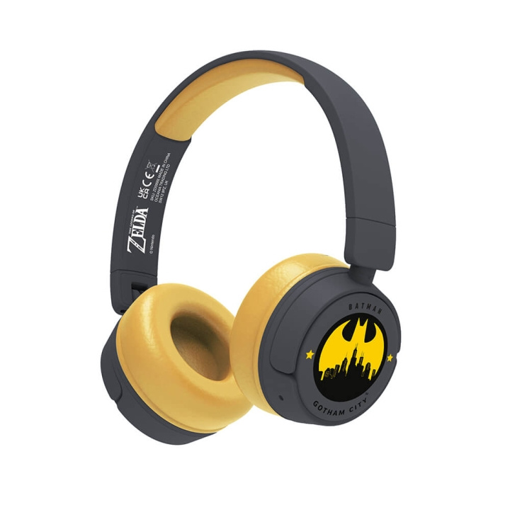 BATMAN Headphone On-Ear Junior Wireless 85dB/95dB in the group HOME ELECTRONICS / Audio & Picture / Headphones & Accessories / Headphones at TP E-commerce Nordic AB (C09263)