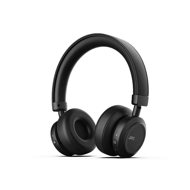 JAYS Headphone q-Seven Combo Wireless ANC On-Ear Black in the group HOME ELECTRONICS / Audio & Picture / Headphones & Accessories / Headphones at TP E-commerce Nordic AB (C09289)