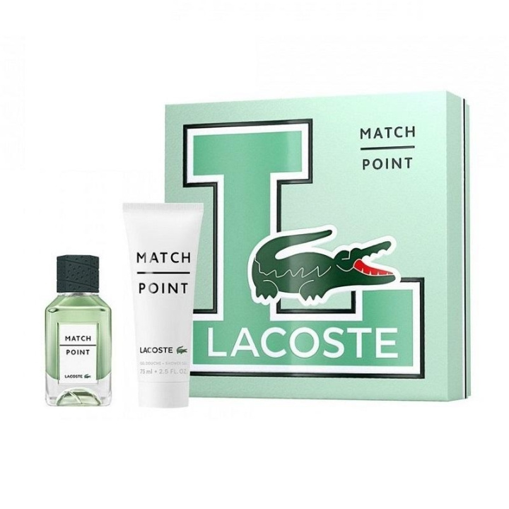 Giftset Lacoste Match Point Edt 50ml + Shower Gel 75ml in the group BEAUTY & HEALTH / Gift sets / Gift sets for him at TP E-commerce Nordic AB (C09483)
