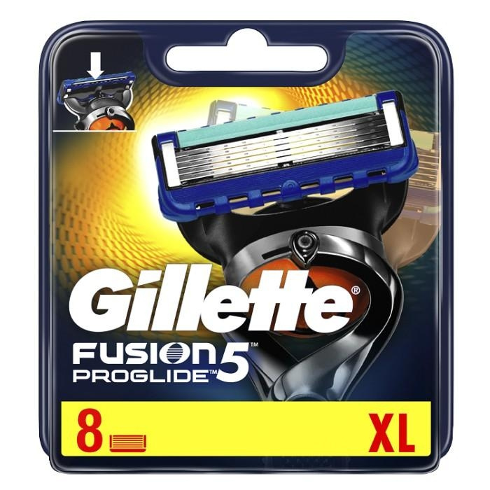 Gillette Fusion 5 Proglide Blades XL 8-pack in the group BEAUTY & HEALTH / Hair & Styling / Shaving & Trimming / Razors & Accessories at TP E-commerce Nordic AB (C09797)