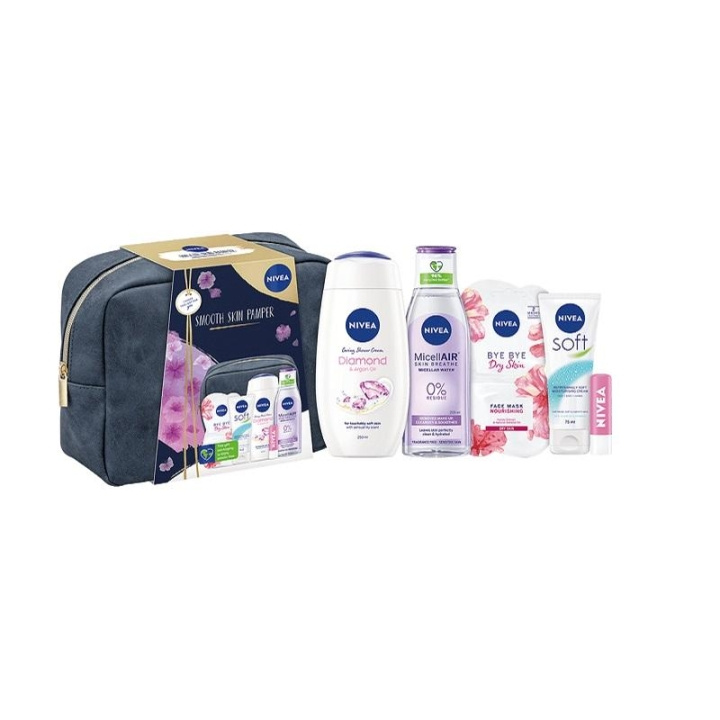 Giftset Nivea Smooth Skin Pamper Set in the group BEAUTY & HEALTH / Gift sets / Gift sets for her at TP E-commerce Nordic AB (C09853)