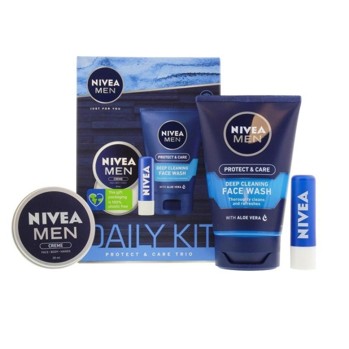 Giftset Nivea Men Daily Trio in the group BEAUTY & HEALTH / Gift sets / Gift sets for him at TP E-commerce Nordic AB (C09855)