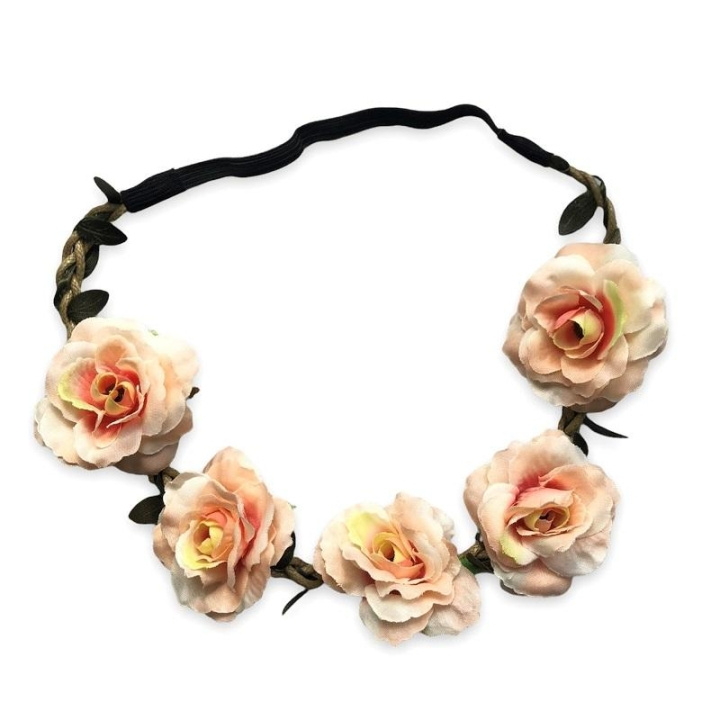 Hairband Blossom - Peach in the group BEAUTY & HEALTH / Hair & Styling / Hair accessories at TP E-commerce Nordic AB (C09884)